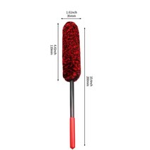 셀프 3pcs 휠 woolies 플러시 부드러운 합금 청소 브러시 ​​자동 오토바이 유지 보수 관리 도구에 대한 자동차 자세히 브러쉬, 작은 크기