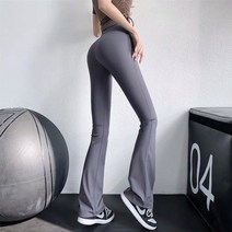 VEETIZ 여성 부츠컷 레깅스 와이드핏 요가바지 필라테스 헬스 운동 하의