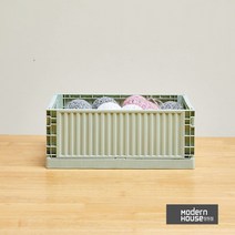 [모던하우스 창원점]폴딩바스켓 M 메론크림 (29.1x20.9x11.8cm)_BT8123008