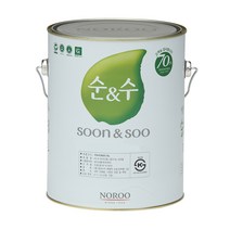 노루페인트 순수100 4L 수성 내부 친환경 DIY 페인트, 샴페인