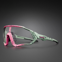 포토크로믹 자동 변색 선글라스 러닝 테니스 자전거 편광 고글, 8