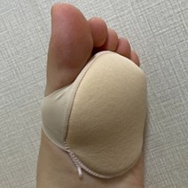 발앞꿈치패드 새구두 보호 쿠션 토우캡 반양말 살색