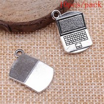 레트로 타자기 보석에 대 한 타자기 매력 선물에 DIY 펜 던 트 만들기, 10 10pcs-21x13mm