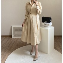 플라 30 40대 미시 44 66사이즈여성쇼핑몰 봄 가을 돌잔치 엄마 상견례 피로연 결혼식 하객룩 바스락 카라 데일리 롱 원피스 오피스룩 맘룩