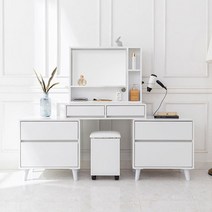 북유럽풍 메이크업룸 공간맞춤 화장대세트 예쁜 신혼, 아카시아