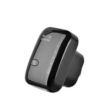 와이파이 확장기 증폭기 리피터 부스터 신호 802.11N 장거리 무선 액세스 포인트 300Mbps, 02 Black_01 EU plug