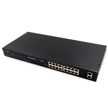 솔텍 SFC516HP 기가비트 POE 16포트 2 SFP 광 스위치 허브