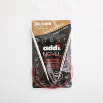 [울클럽]addi 아디 노벨 줄바늘 대바늘 80cm, 4.0mm