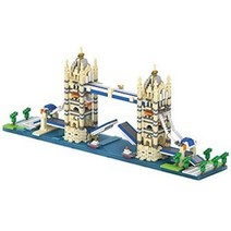 (국내 당일발송) HC 1+1 대형 나노블럭 + 미니블럭, 04.대형 타워브릿지