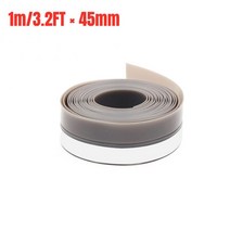 1M 자체 접착 도어 앞 유리 씰링 테이프 방풍 방진 도어 하단 씰 스트립 날씨 창 고무 씰 Weatherstrip, 45mm 그레이