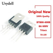5pcs BTB08-600B BTB08 8A 600V Triacs TO-220 원본, 한개옵션0