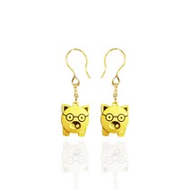 [KT알파쇼핑]24k 순금 스마트 피그 귀걸이 1.875g