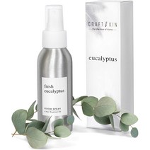 CRAFT&KIN 크래프트앤 킨 Fresh Eucalyptus 유칼립투스 향 베개 및 시트용 리넨 스프레이 침구용 에센셜 오일 룸 스프레이 필로우 미스트 및 수면 스프레이
