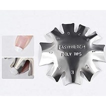 아크릴 칼 재단기11 가지 사이즈 핑크/화이트 아크릴 네일 커터 도구 프랜치 팁 -커브 스마일 라인 싱글, 02 03