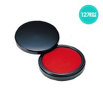 [토마토마토] 특수 사무용 업무용 모루도 스펀지 도장 인주 - 12개 &_+sn11683EA