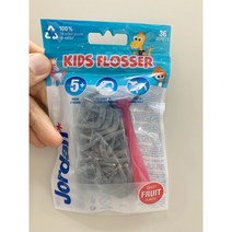 조르단 어린이 유아 소아 초등학생 치실 36개입