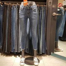 잠뱅이 [NC부산대]JK9DSN52 여성 기본 바이오스톤 캣브러쉬 워싱 스키니핏