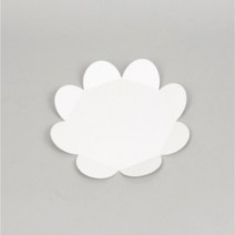 천운패키지 쉬폰받침(1호) 1묶음*100장, 화이트, 100개