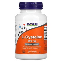나우 푸드NOW Foods L-시스테인 500mg 100정, 1개