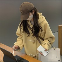 겨울 점퍼 떡볶이코트 학생 겨울 베이직 더블 도톰한 귀여운 후드 코트