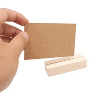 우드명함꽂이 액자 엽서홀더 미니가격표 계좌번호안내판 감성인테리어소품, 단품
