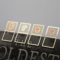 아트박스/소브 알파벳 ALPHABET 금속 책갈피 북마크 (24K G/P), A25_Y