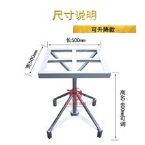 360도 회전판 돌림판 택배 박스 포장 회전 작업대 턴테이블 스프레이 도색 테이블, 07.탁상용50x50x높이60-80