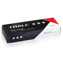 YBN894009티마운트 티볼 에이스 40 3성 탁구공 12개입 연습구