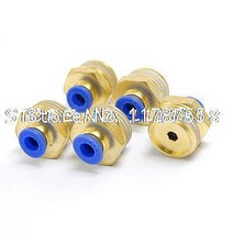 공압 부품 6mm x 나사산 공압 튜브 퀵 조인트 피팅, 한개옵션0