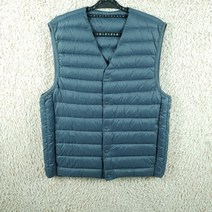 빈티지프렌/ [100]에디션 네이비그레이 구스 패딩 조끼
