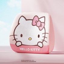 헬로키티 차량용 매쉬 허리 쿠션 등받이 척추 받침 자동차 꾸미기, 핑크-허리쿠션, 1개