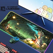 에픽 세븐 Rgb 마우스 패드 게이머 키보드 매트 책상 애니메이션 카펫 Pc 빅 게임 캐비닛 확장, 11 GG001218_02 RGB300x600x3mm
