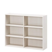 시라이 산업 랙 책장 화이트 시라키메 약 폭 110 깊이 30 높이 90 cm (AMZ-9011 WH AMZ)