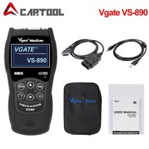 OBD2 스캐너 Vgate VS890 VS890S obd 2 자동 진단 도구 코드 나은, 협동사, 한국어, VS 890