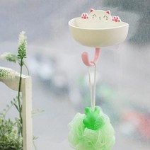 [에이치플러스몰] 샤워볼이나 수세미 보관에도 좋은 도도캣 비누받침, 선택:핑크