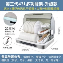살균기 주방 자외선 건조, 43L+중고온건조+자외선