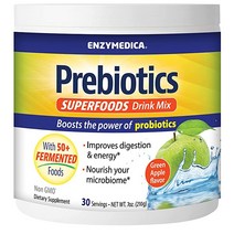 엔자이메디카 프리바이오틱스 210g 30서빙 Enzymedica Prebiotics