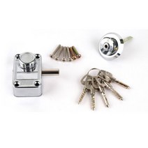 자물쇠 열쇠자물쇠 강화유리문 문잠금장치 미니샷시 강화도어보조키 18168EA, 본상품선택