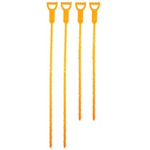 4pcs 준설 싱크 머리 제거 후크 드레인 후크 유연한 하수구 청소 파이프, type1
