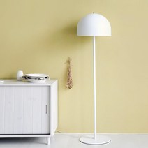 곡선디자인 원형베이스 스탠드조명 안방스탠드 취침등, 블랙