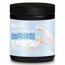 조은약초 미국산 프로틴 농축 유청단백 분말 가루 250g
