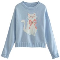 자라 ZARA 스타일 니트스웨터 스위트 캣 배색 뽀송 가디건 WL41R9BS2000