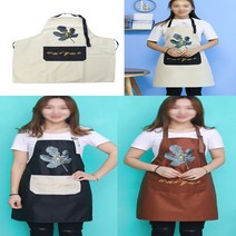 생활방수앞치마 앞치마방수 주부앞치마 조리앞치마, 브라운
