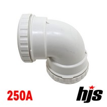 DRF 원터치 엘보 소켓 DL 250A (PVC 신형 90도 이음관 PPI 평화 DH 부속), 1개
