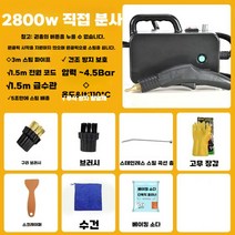 스팀 발생기 청소기 가정용 스팀기 고압 고온 증기 머신 분사기 핸드 소독 기계 업소용 세척, 스팀 발생기 2800W-직 분사형