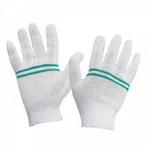 국산 성진 줄표백 장갑 라인 면장갑 목장갑 백색 1개, 1
