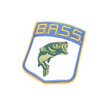 [i17] BASS 블루 - 낚시패치/와펜제작