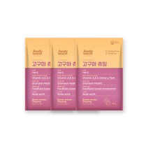 [푸디웜] 저알러지 기능성 애견간식, 1개, 고구마츄잉 3ea