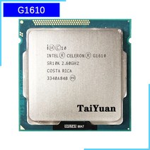 리퍼 CPU 오리지널 인텔 셀러론 G1610 2.6GHz 2MB 55W 듀얼 코어 LGA1155 데스크탑 프로세서 CPU 무료 배, 한개옵션0