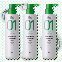 아모스 퓨어스마트 샴푸 프레시향, 500ml, 6개